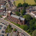 Shrewsbury Abbey, Shrewsbury aerial photo