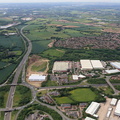  Junction 10 M42 at  Tamworth  aerial photograph