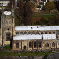  St Editha Church Tamworth from the air
