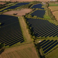 Southam Solar Farm from the air