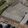 Cleveland Road Bus Depot, Wolverhampton, from the air