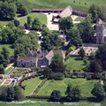 Avebury Manor and Alexander Keiller Museum aerial photograph