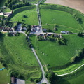 Avebury stone circle and  henge monument aerial photograph