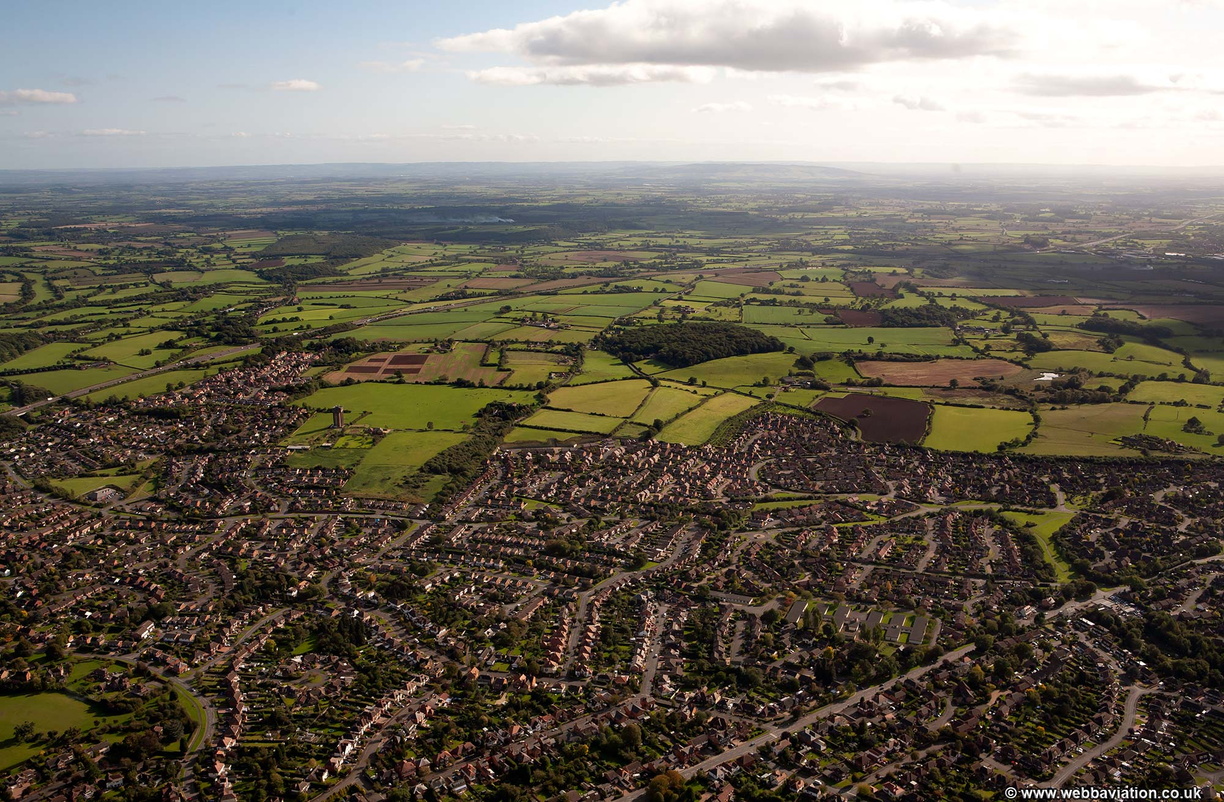 Droitwich   from the air