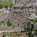 Great Moor Stockport from the air