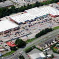 Junction Nine Retail Park Winwick Rd Warrington from the air
