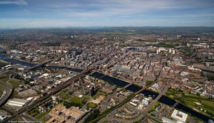 Glasgow,  Scotland aerial photo 