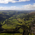  River Dee Vale of Llangollen from the air