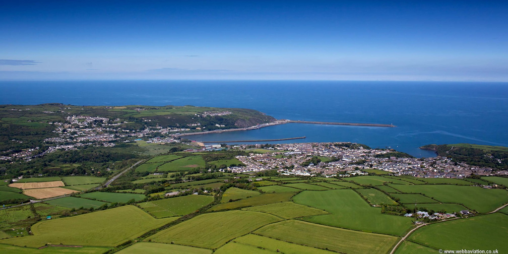 Fishguard Pembrokeshire from the air