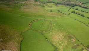 Coedcae Gaer Hillfort from the air