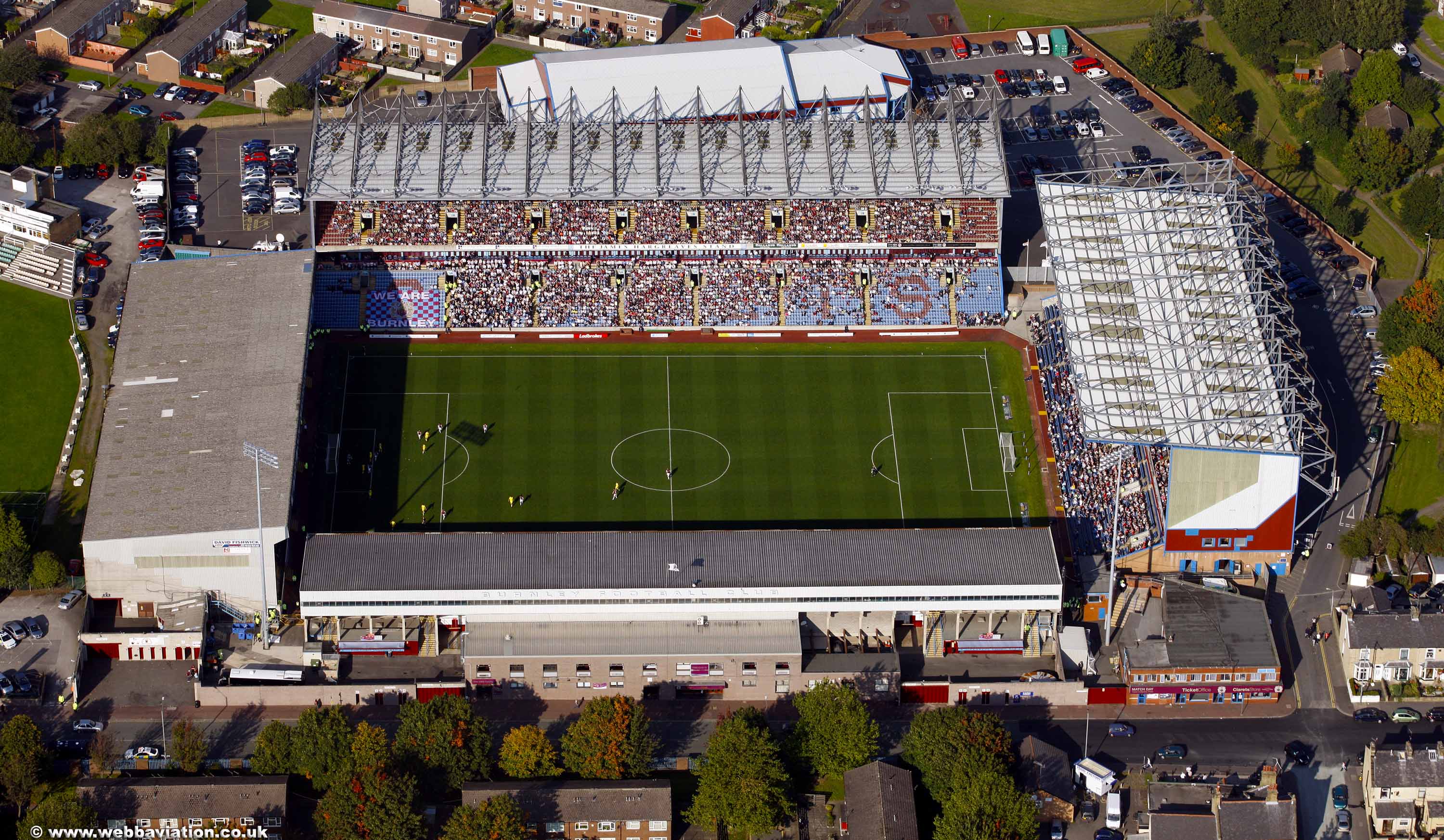 Turf Moor football stadium Burnley, Lancashire, England UK, home ground