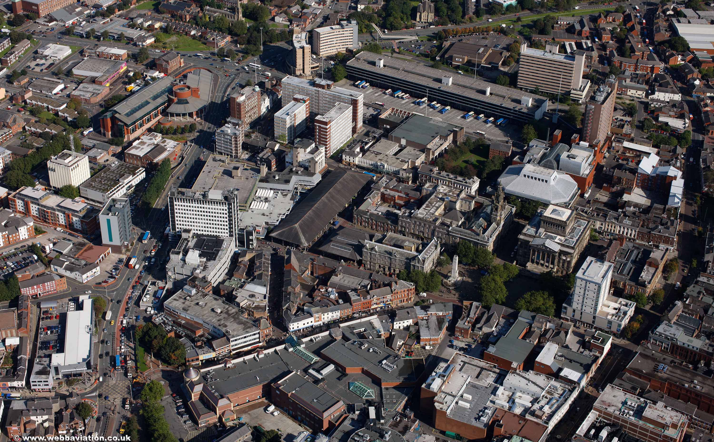 Preston Lancashire aerial photograph | aerial photographs of Great