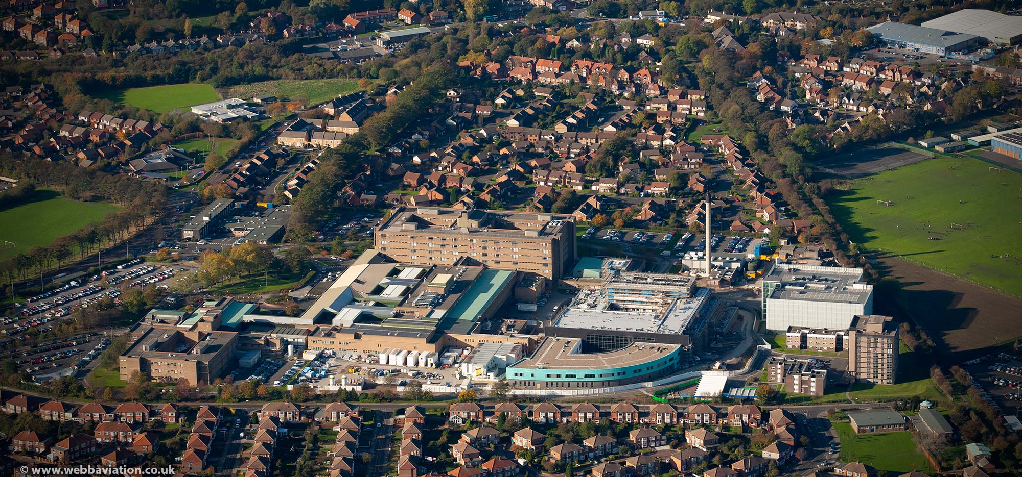 freeman-hospital-newcastle-upon-tynetyne-and-wear-aerial-photograph