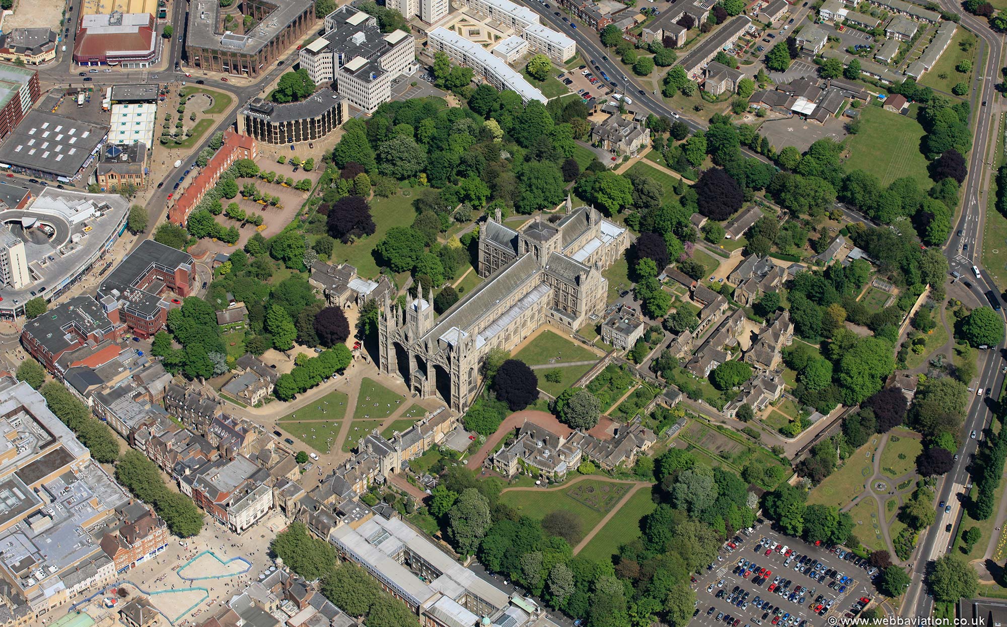 Peterborough Cambridgeshire | aerial photographs of Great Britain by ...