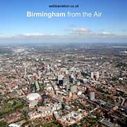 birmingham from the
                    air 