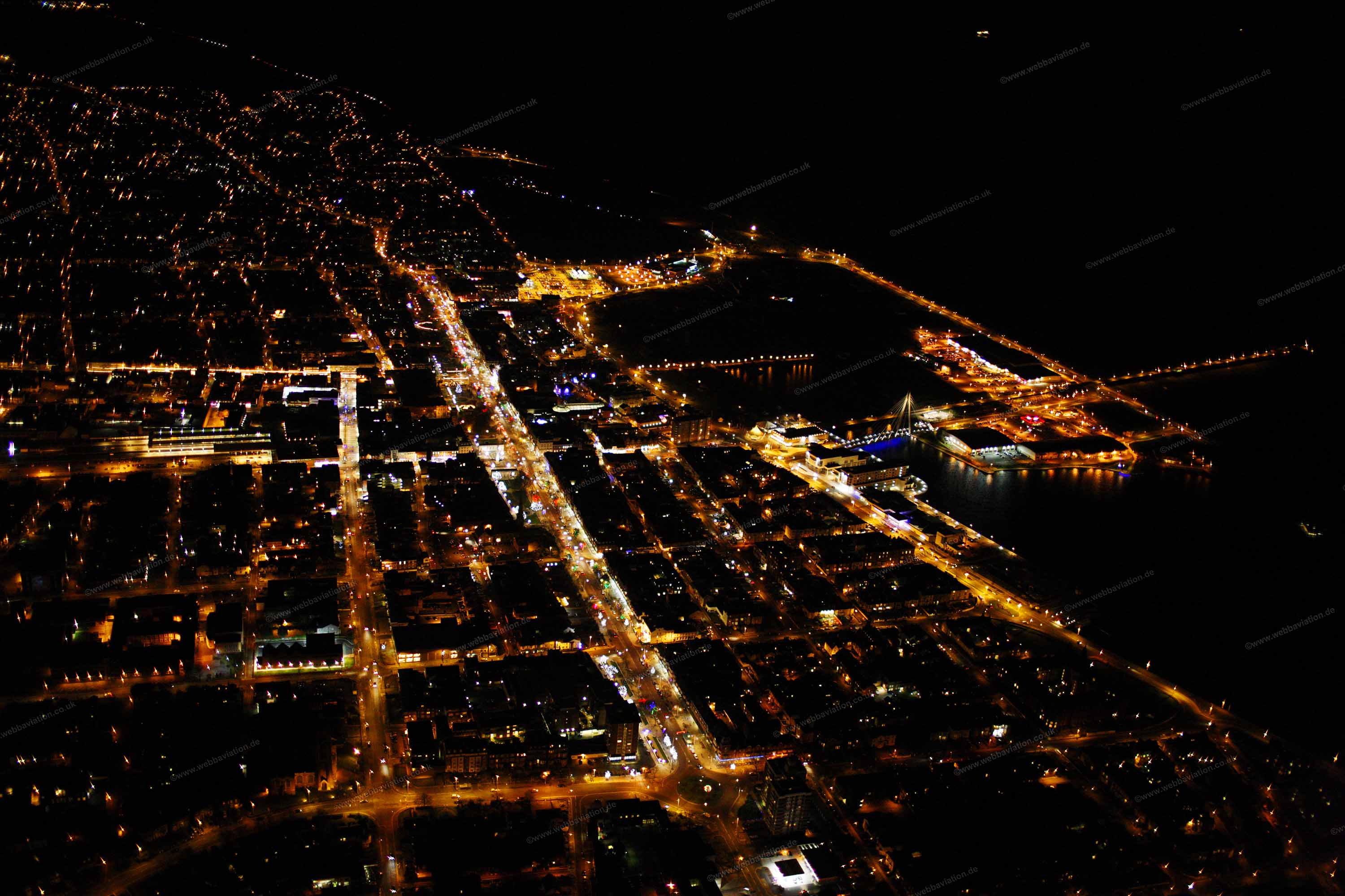 aerial photographs of Southport UK